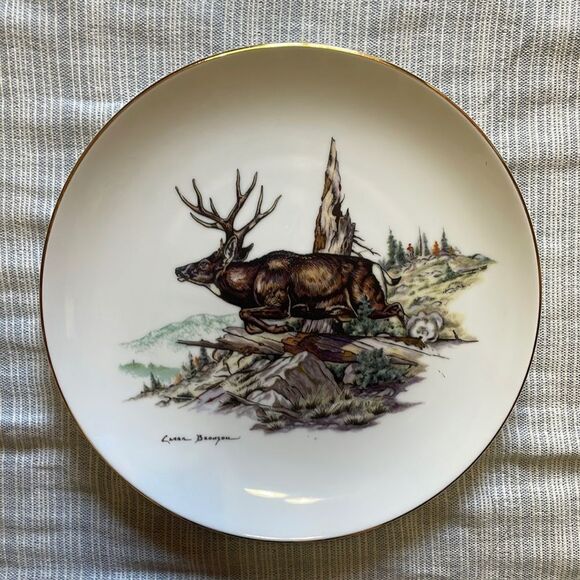 Clark Bronson Set of 6 Decorative Plates with Case - Picture 2 of 16